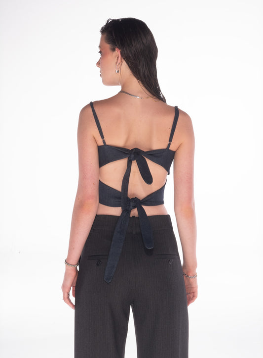 DENIM CORSET