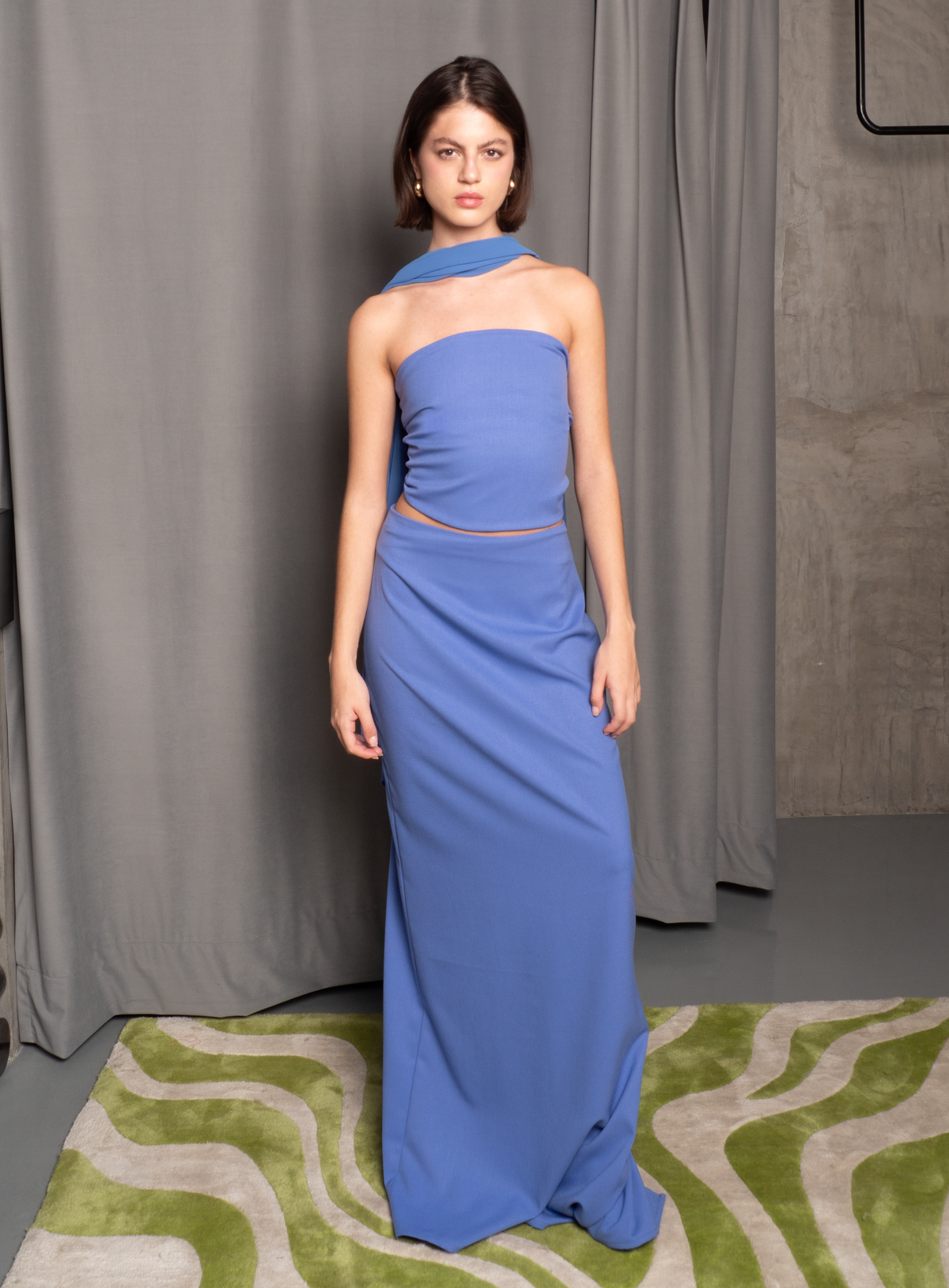 STRAPLESS BUFANDA TOP