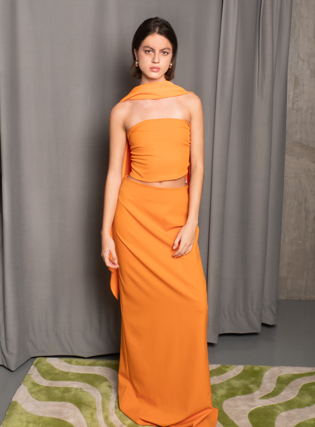 STRAPLESS BUFANDA TOP