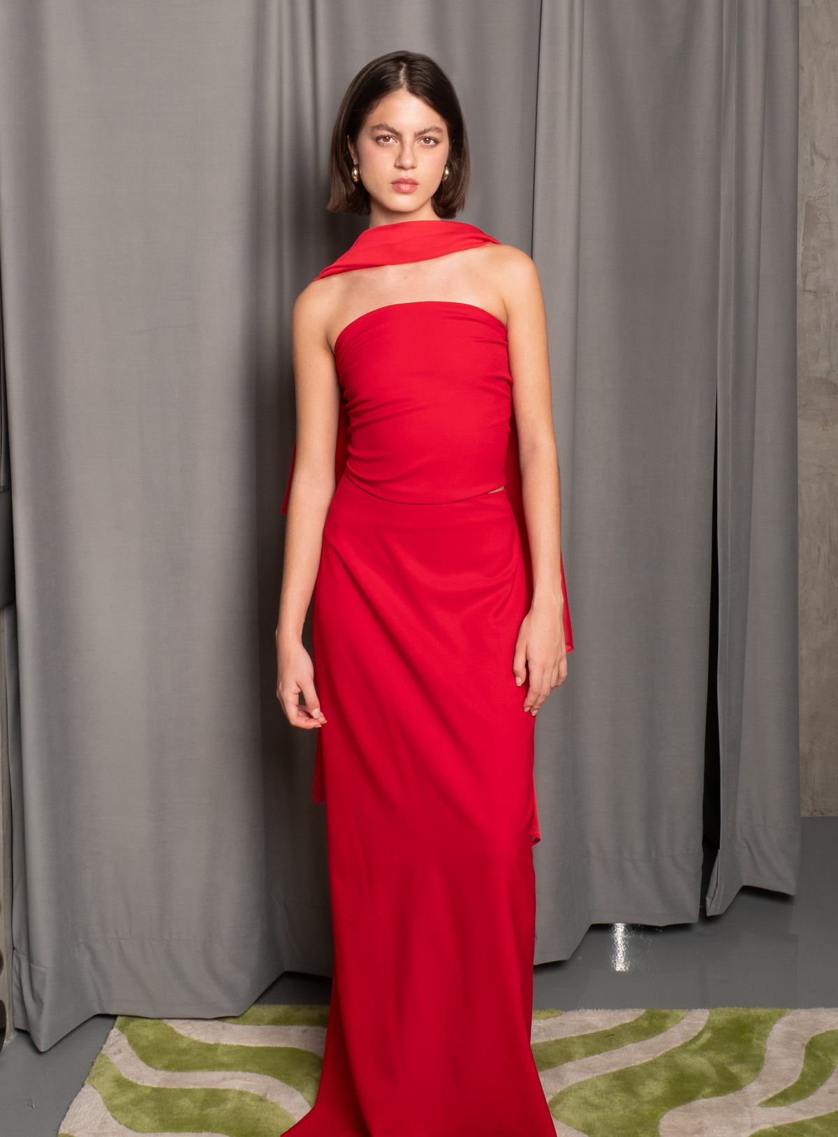 STRAPLESS BUFANDA TOP