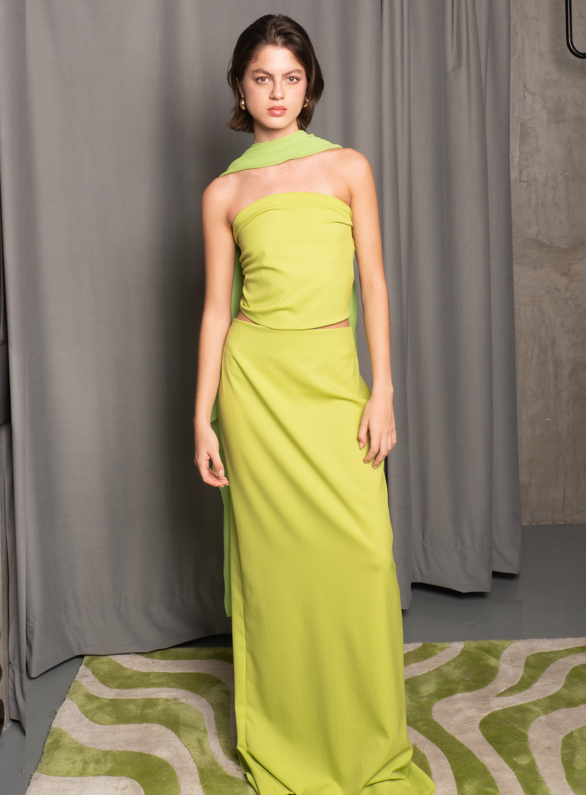 STRAPLESS BUFANDA TOP
