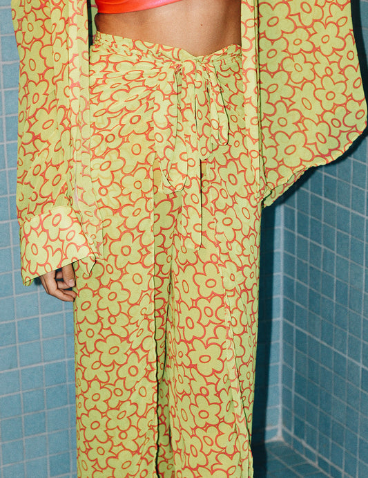 PRINT SET FLOWER PARTY